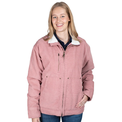 Kid's - Just Country Junior Diamantina Sherpa Corduroy Dusty Pink