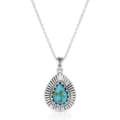 Montana Silver Turquoise Sunrise Necklace