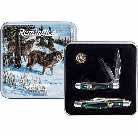 Reminton Timberwolves Limited Edition- Collectors Box Set Knives