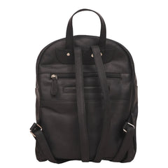 Cowhide & Leather Backpack | Black