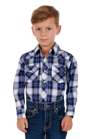 Pure Western Boys Mitchell LS Shirt