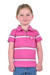 Pure Western Girls Emerie Short Sleeve Polo Shirt