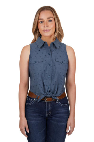 Pure Western Sleeveless Lola Shirt