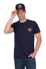 Pure Western Mens Samuel SS Tee - Navy