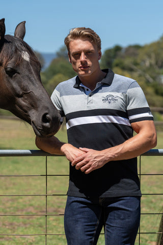 Pure Western Mens Shane SS Polo