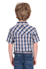 Pure Western Boys Peter SS Shirt