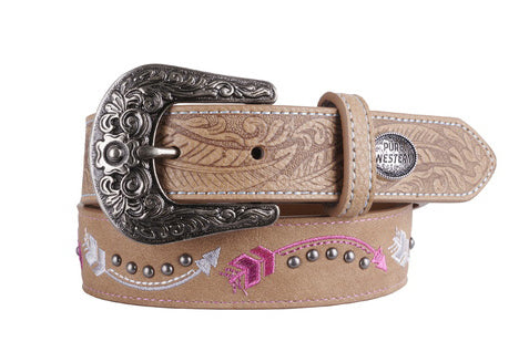 Pure Western Childrens Arrow Belt