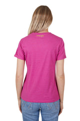 Wrangler Womens Alice  Tee Pink Marle