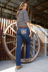 Womens Ava Boot Cut Jeans  [Leg Length: 32"]