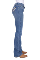 Pure Western Womens Pat Rider Boot Cut Jean