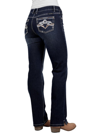 Pure Western Womens Mia Straight Leg jean - 32L