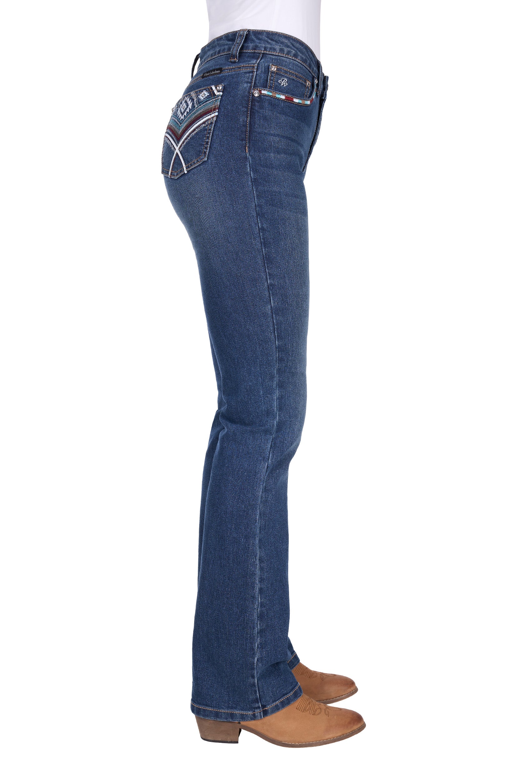 Pure Western Womens Mary Hi-Rise Bootcut Jean