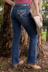 Pure Western Womens Mary Hi-Rise Bootcut Jean