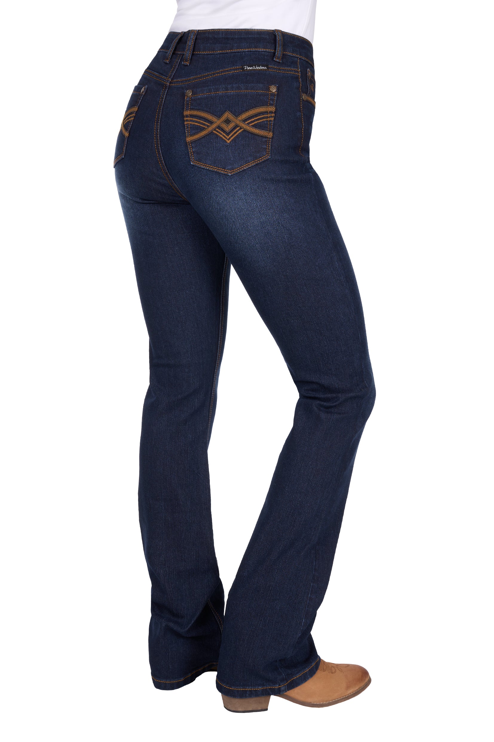 Pure Western Womens Nova Hi-Rise Boot Cut Jean