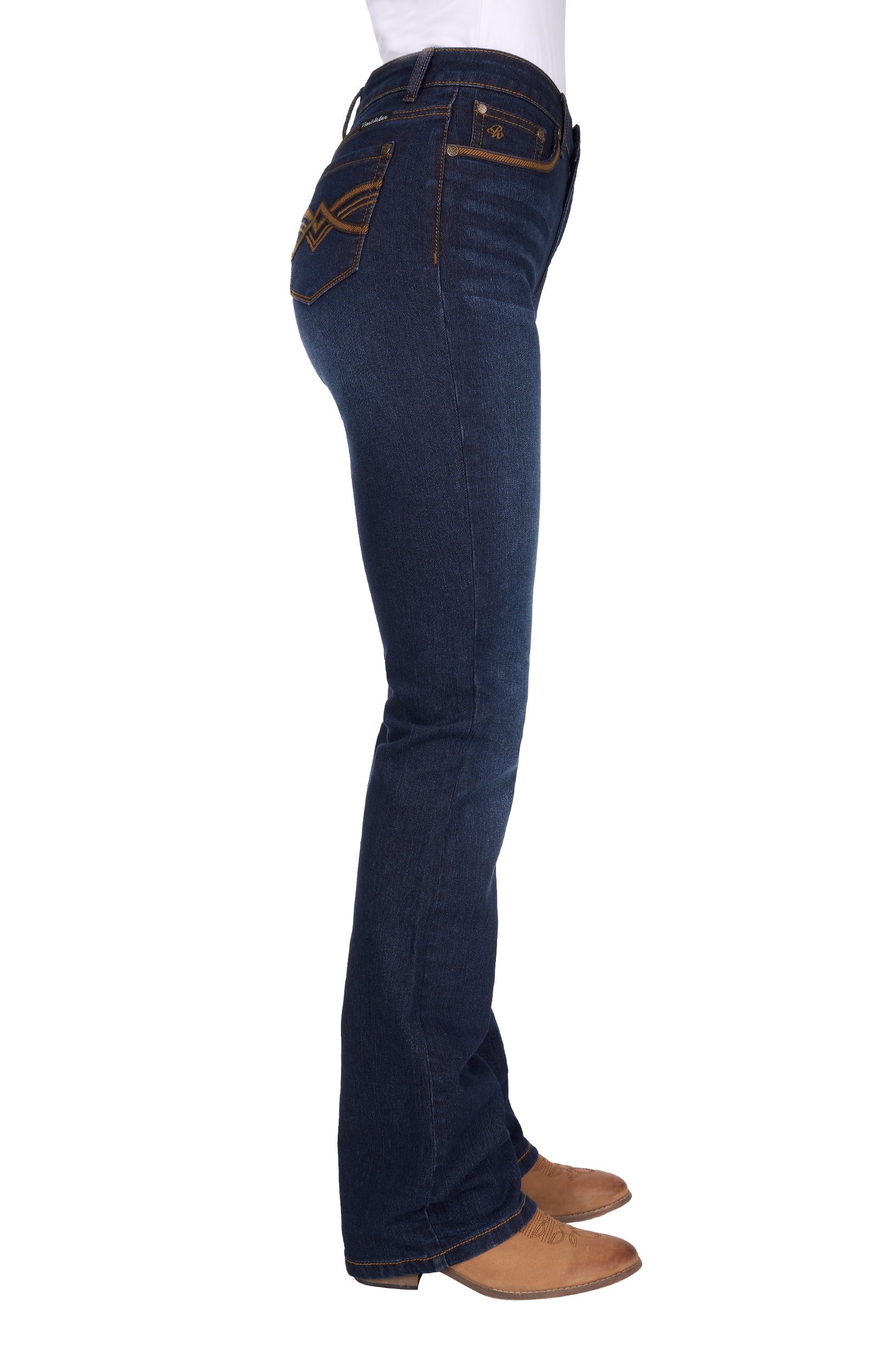 Pure Western Womens Nova Hi-Rise Boot Cut Jean