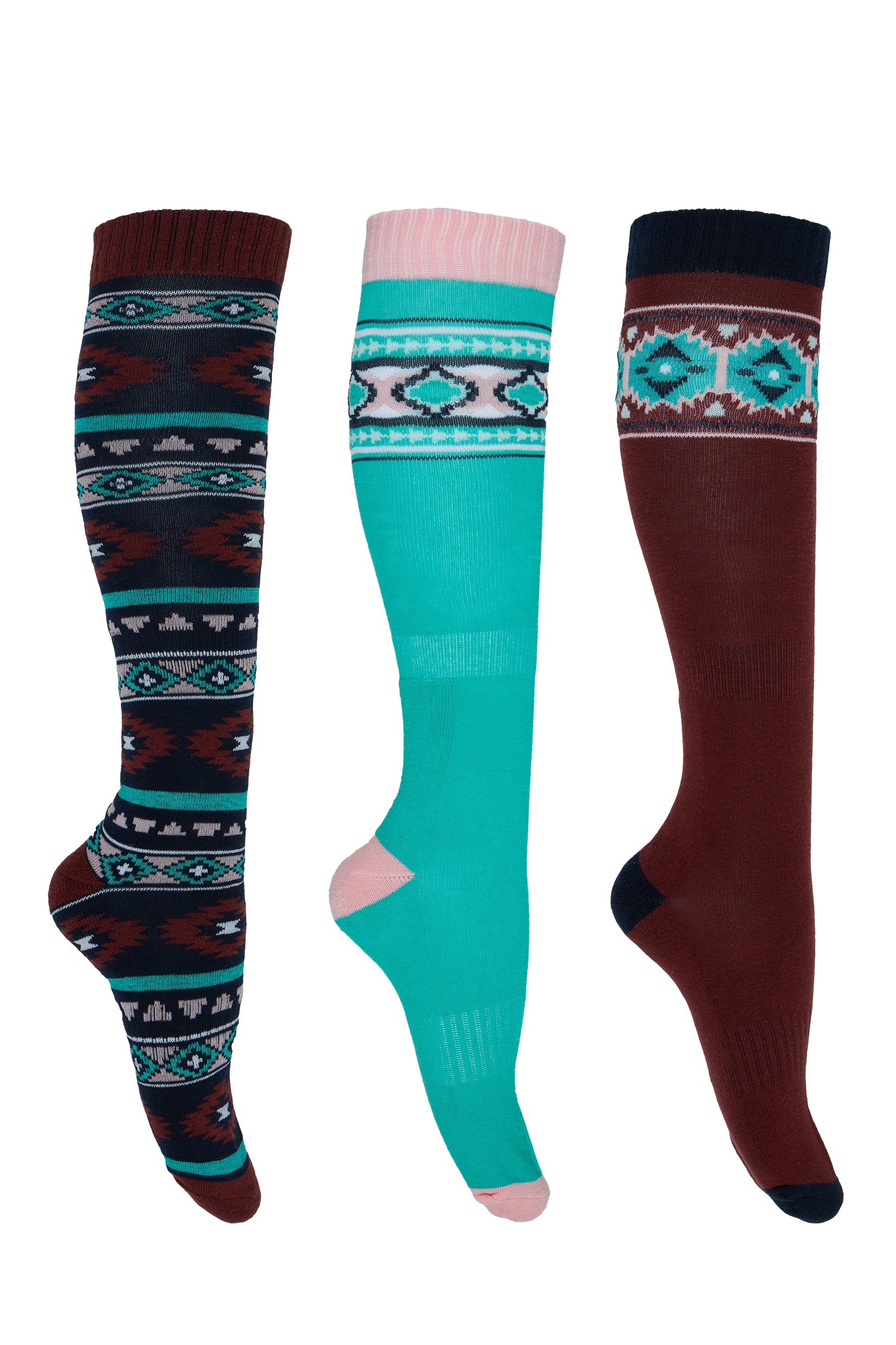Pure Western Riding Socks | 3 Pack