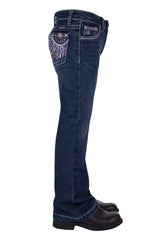 Girls Pure Western Willa Boot Cut Jeans