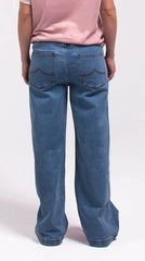 Womens Outback Pinnacles Wide-Leg Jean - Denim