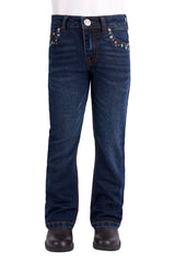 Pure Western Girls Blossom Bootcut Jeans Evening Sky