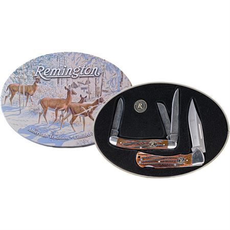 Remington American Tradition - White Tail Deer - Limited Edition Collectors Knife Set