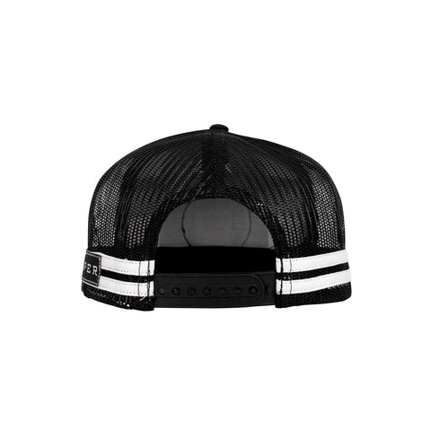 Roper Trucker Cap | Black/White