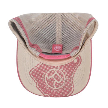 Roper Ear Tag Trucker Cap Dusty Pink
