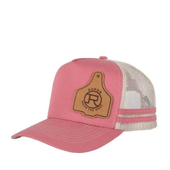 Roper Ear Tag Trucker Cap Dusty Pink