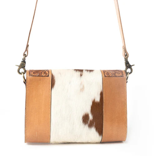 Copper Charm Hand-Tooled Bag