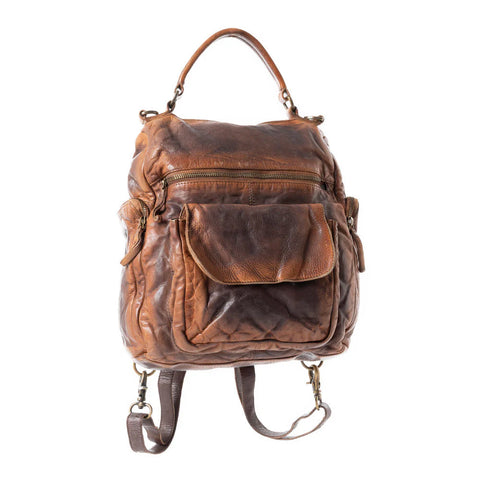 Sheriff's Dusk Leather Backpack | Smoky Brown