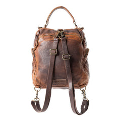 Sheriff's Dusk Leather Backpack | Smoky Brown