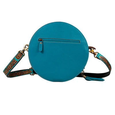 Desert Rain - Tooled handbag - Round