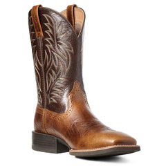 Ariat Mens Sport Wide Square Toe Peanut Butter - Chaga Brown