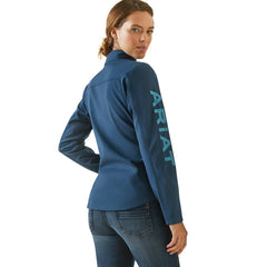 Ariat Womens New Team Softshell Jacket | Deep Petroleum