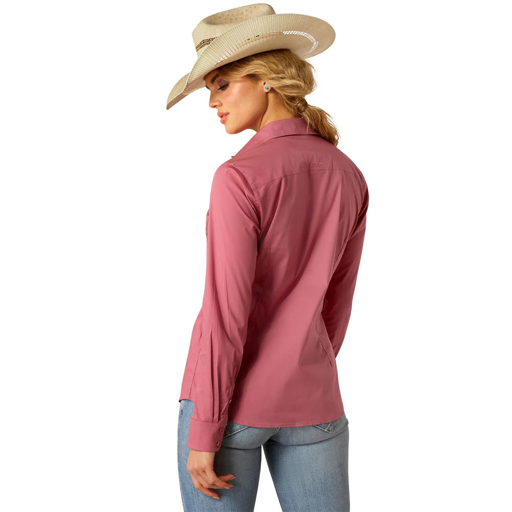Ariat Womens Wrinkle Resistant Shirt | Rose Wine