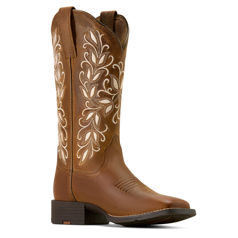 Ariat Round Up Holly Wide Square Toe Western Boot