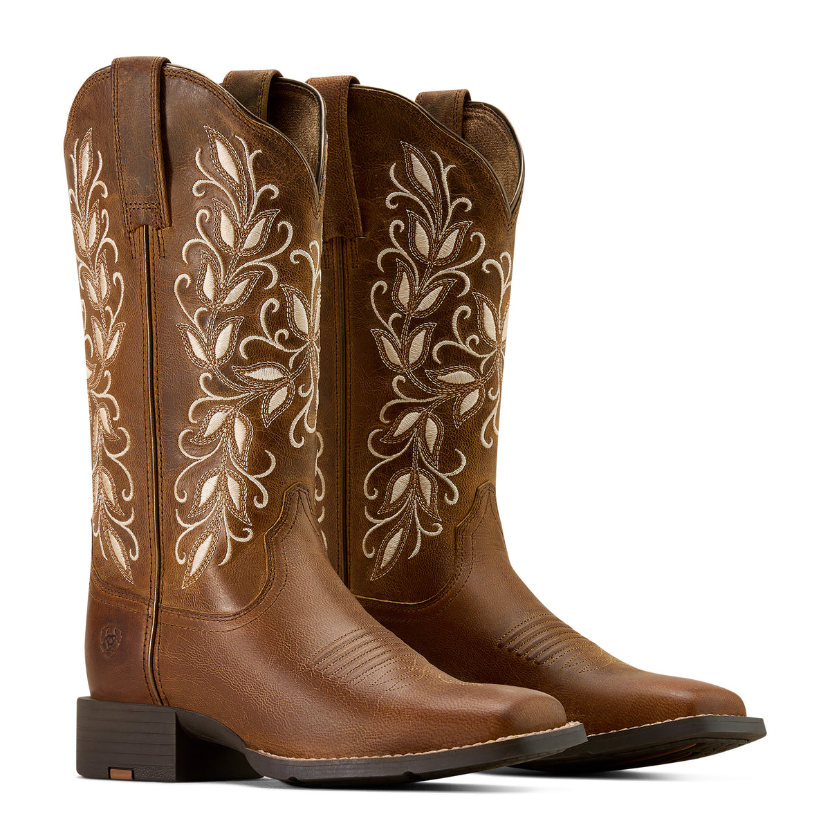Ariat Round Up Holly Wide Square Toe Western Boot