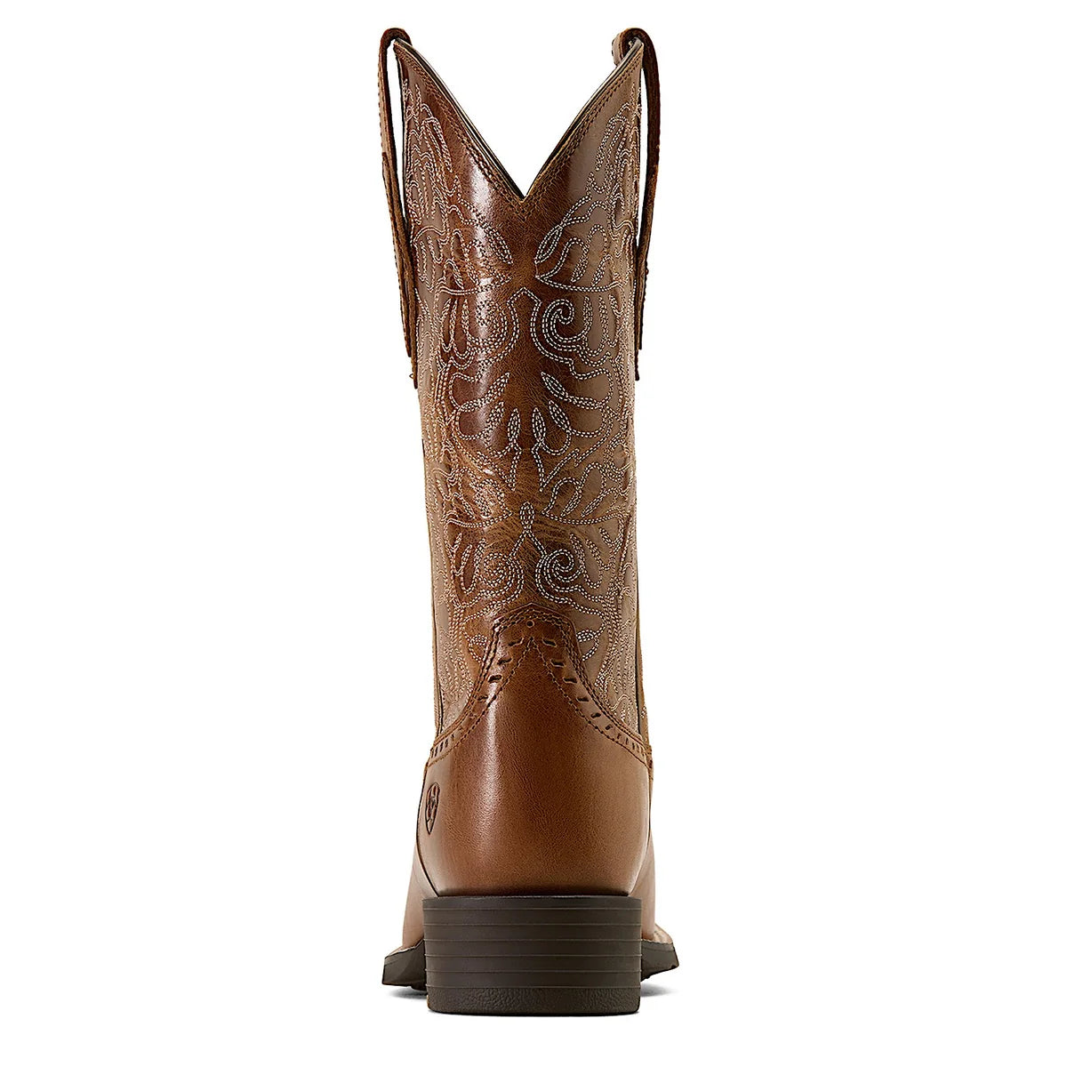Ariat Women's Round Up Remuda Wide Square Toe Western Boot - Aged Tan