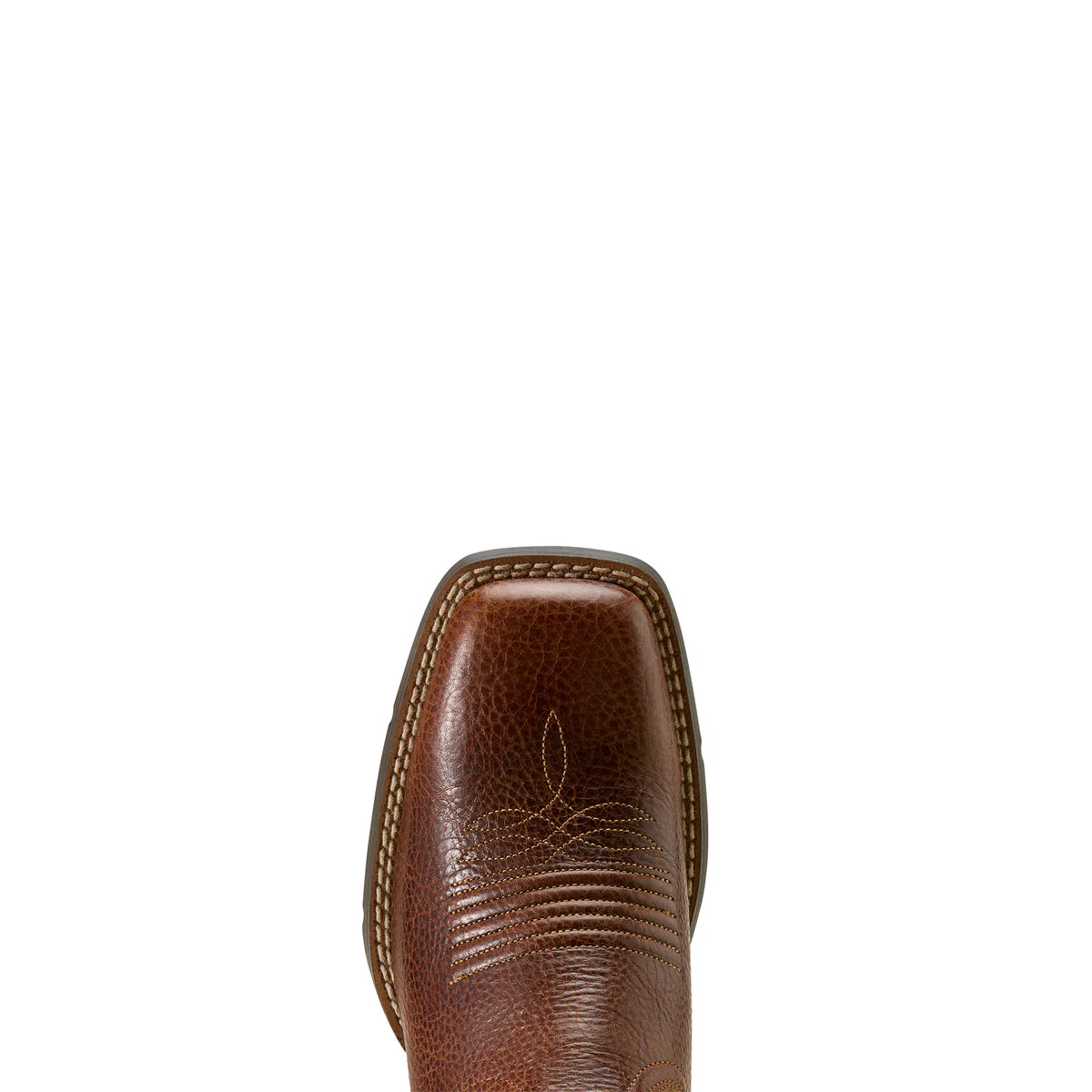 Womens Ariat Round Up Holly Wide Square Toe Western Boot Brown/Metalic Sea