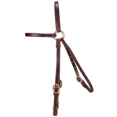 Fort Worth 5/8" Barcoo Leather Headstall