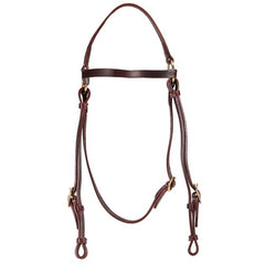 Fort Worth 5/8" Barcoo Leather Headstall