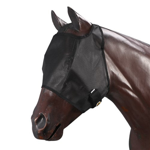 Horsemaster Black Mesh Fly Mask – Horse Torque Saddlery