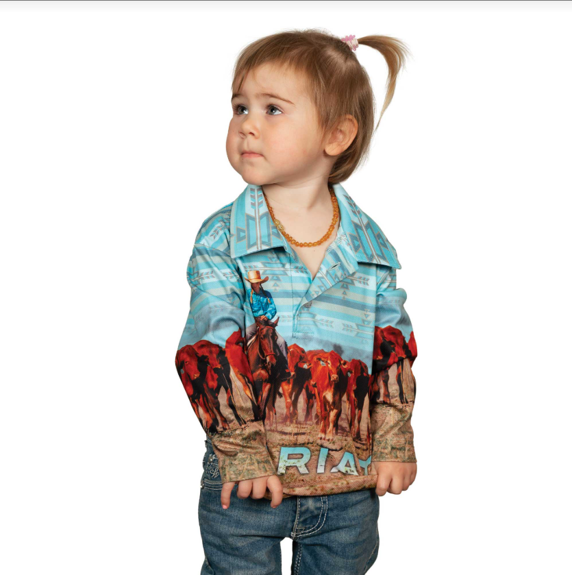 Ariat Kids Fishing Shirt | Little Cowgirls