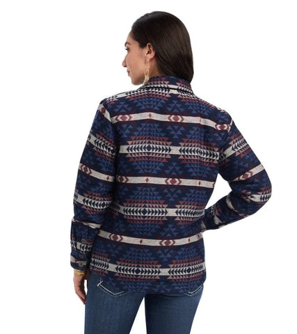 Ariat Womens Shacket Shirt Jacket - Mountain Peak Jacquard