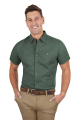 Thomas Cook Mens Linen SS Shirt | Sage