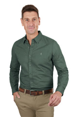 Thomas Cook Mens Linen LS Shirt | Sage