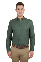 Thomas Cook Mens Linen LS Shirt | Sage