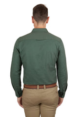 Thomas Cook Mens Linen LS Shirt | Sage