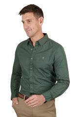 Thomas Cook Mens Linen LS Shirt | Sage