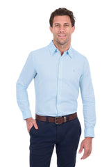 Thomas Cook Mens Linen Shirt | Blue Marle