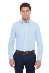 Thomas Cook Mens Linen Shirt | Blue Marle